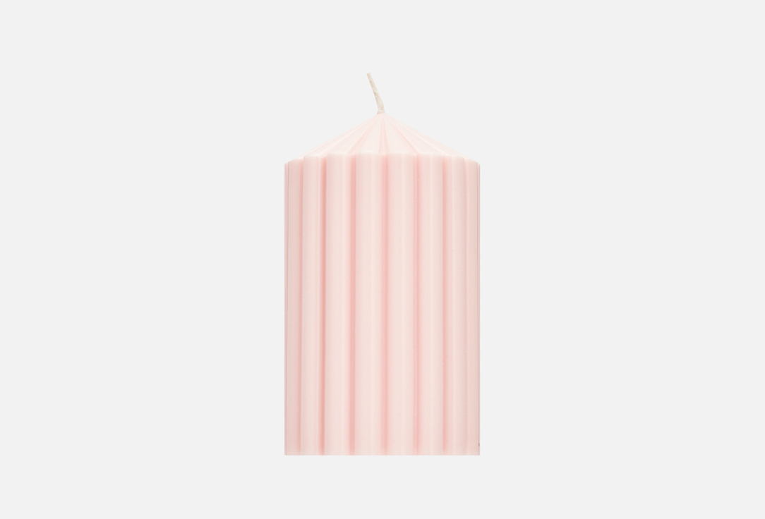 Декоративная свеча VENEW AMELIA small pink 