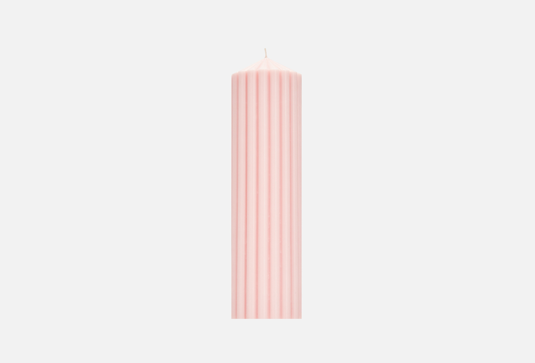 Декоративная свеча VENEW AMELIA pink 800 г свеча декоративная venew свеча декоративная высокая amelia 200