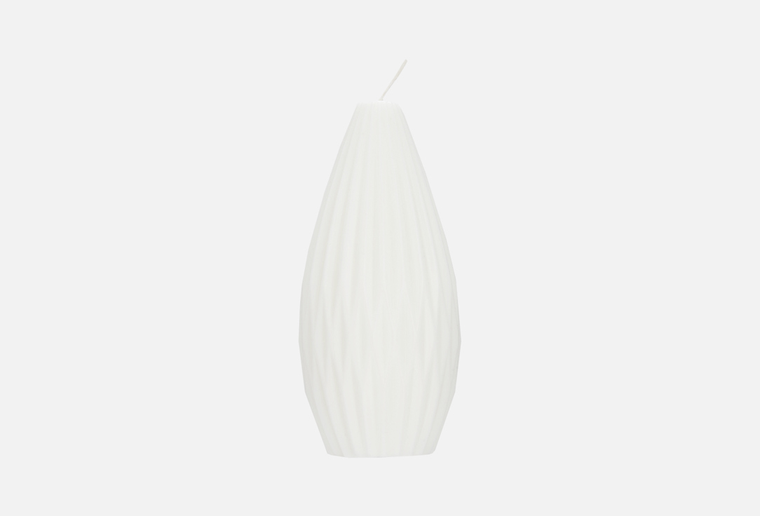 Декоративная свеча VENEW Bella white 65 400 г цена и фото