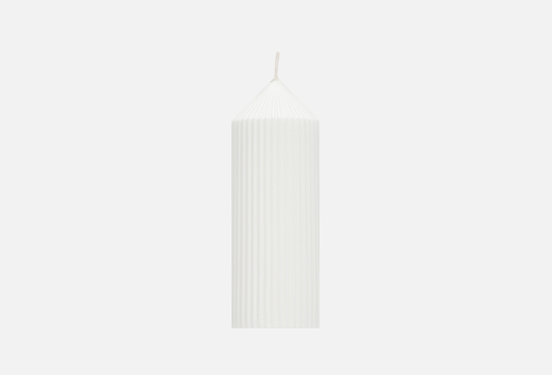 Декоративная свеча VENEW Columns Lines white 