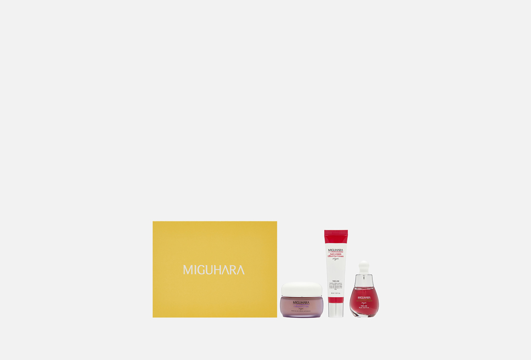 Подарочный набор для антивозрастного ухода за кожей MIGUHARA Woman's day set 3 шт
