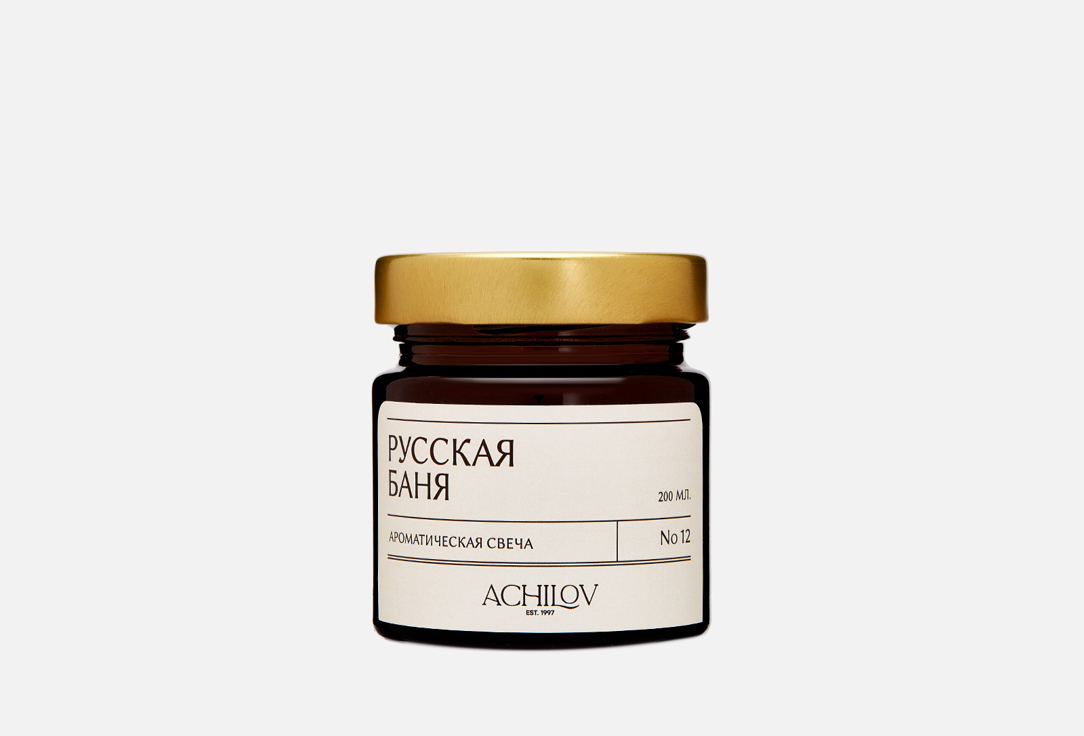 Ароматическая свеча ACHILOV Русская баня 200 мл