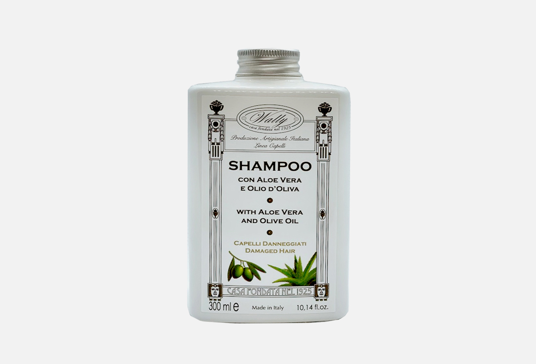 Изображение товара Восстанавливающий шампунь для волос WALLY 1925 Con Aloe e Olio d'Oliva