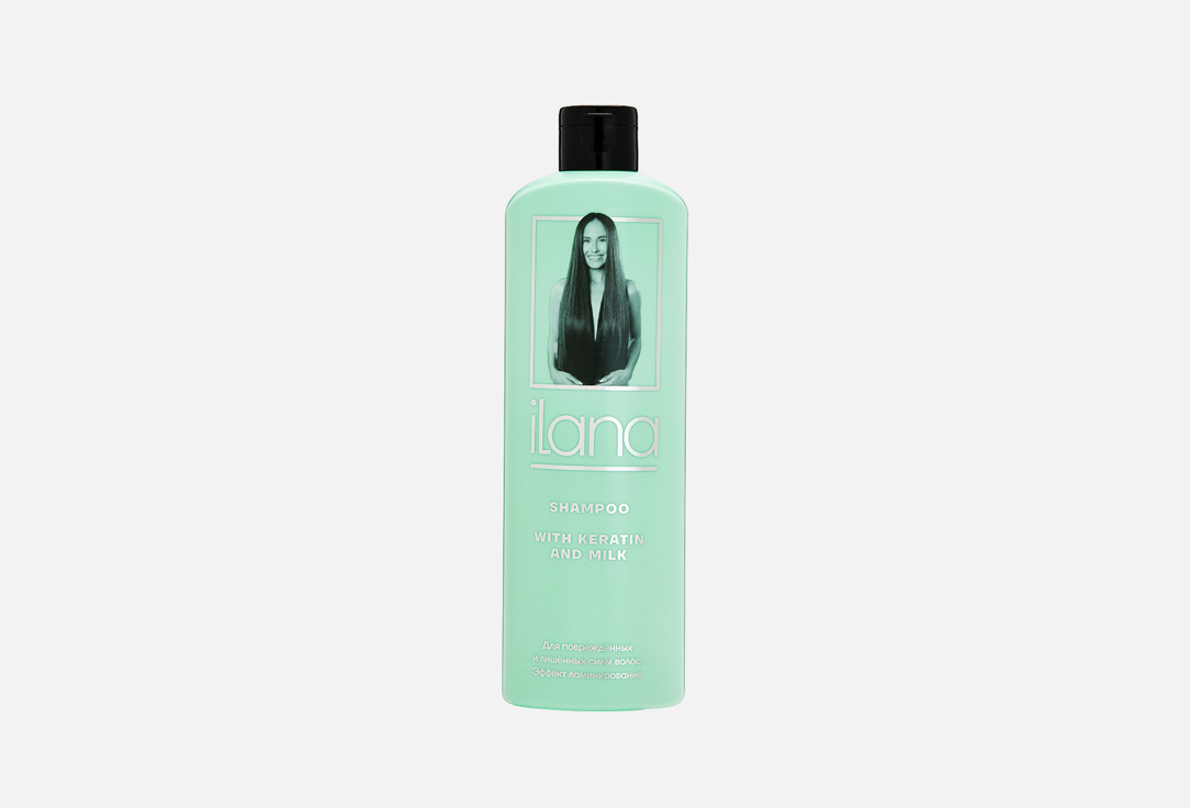 

Шампунь для волос ILANA BEAUTY, WITH KERATIN AND MILK 500 мл