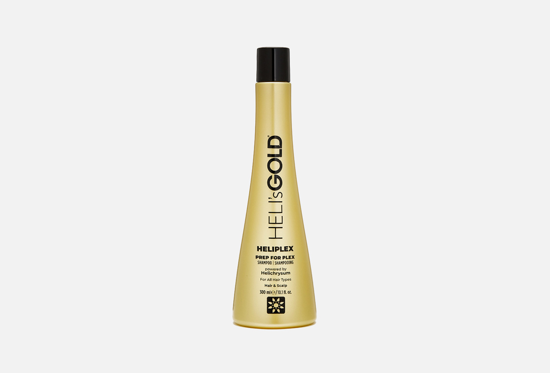 Шампунь для мгновенного восстановления волос HELIS GOLD Heliplex 300 мл