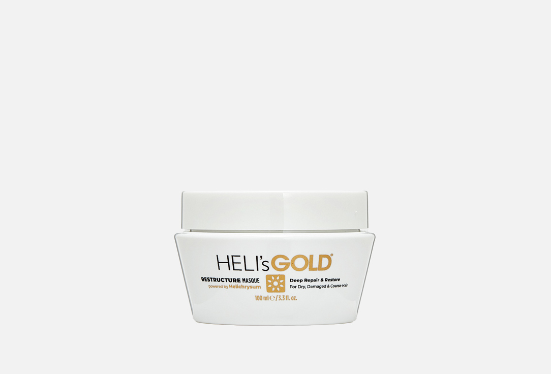 Маска для питания и увлажнения волос Helis Gold Restructure 