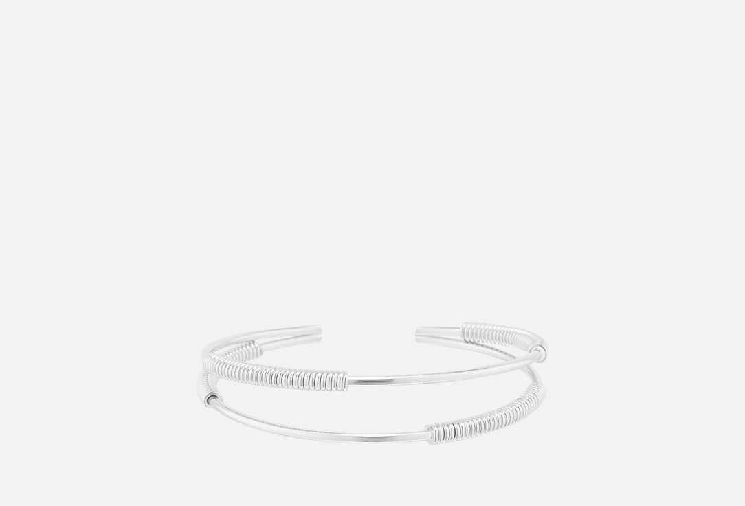 Серебристый двойной со спиралями 1 шт 3899₽