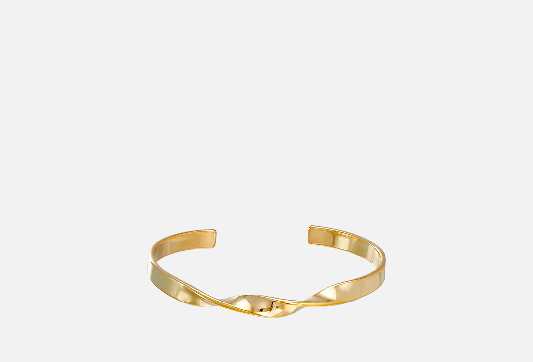 Изображение товара Браслет Free Form Jewelry золотистый одинарный перевитый