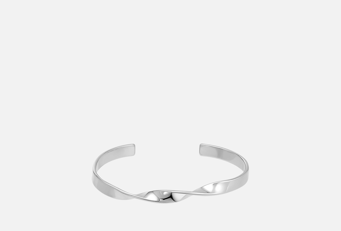 Изображение товара Браслет Free Form Jewelry серебристый одинарный перевитый