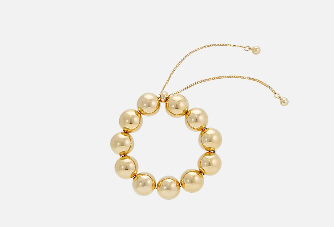 Изображение товара Браслет Free Form Jewelry из золотистых шариков