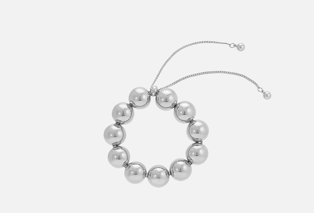 Изображение товара Браслет Free Form Jewelry из серебристых шариков