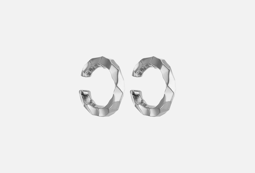 Изображение товара Кафф Free Form Jewelry серебристый рубленный