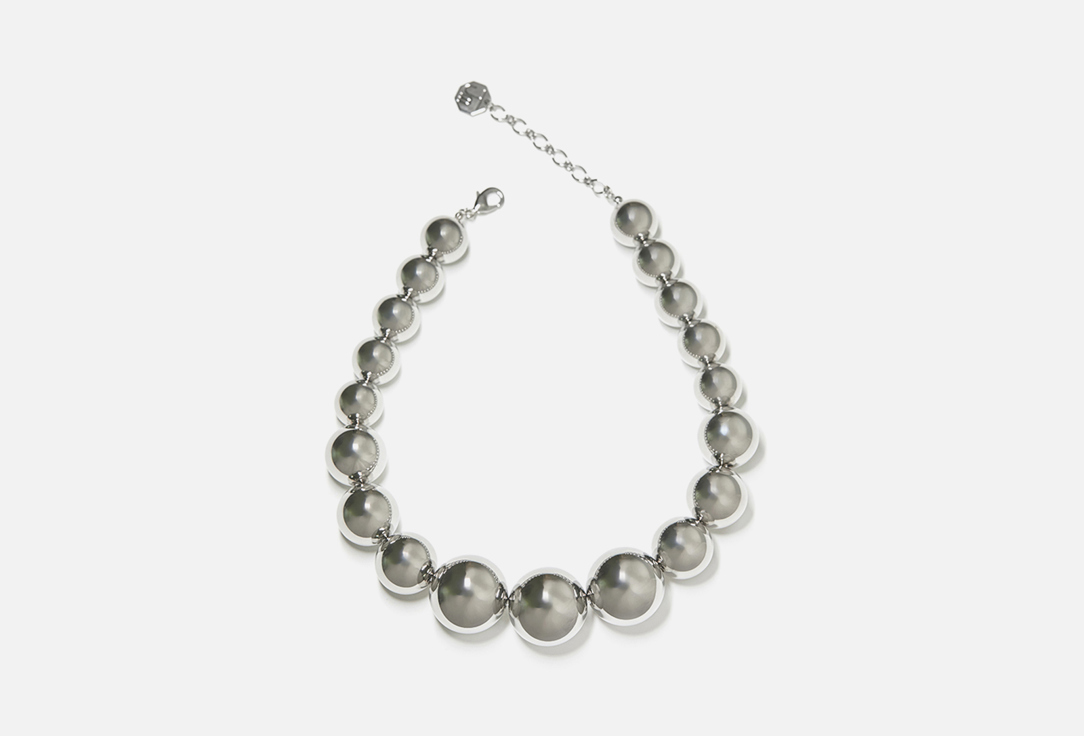 Изображение товара Колье Free Form Jewelry из серебристых шариков