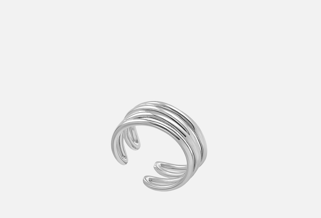 Изображение товара Кольцо Free Form Jewelry Серебристое линии