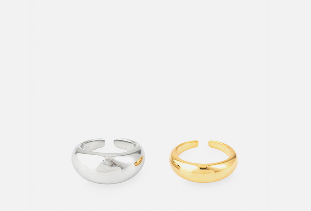 Сет из двух колец FREE FORM JEWELRY Сет из двух колец 2 шт