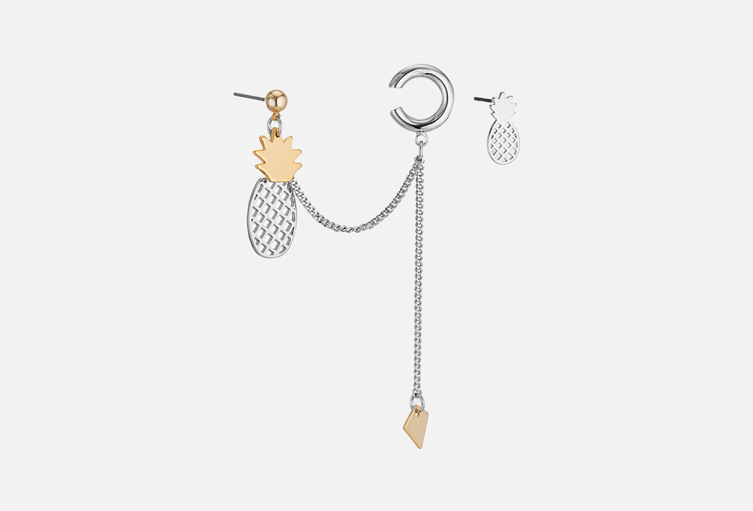 Изображение товара Серьги Free Form Jewelry с кафом ананас