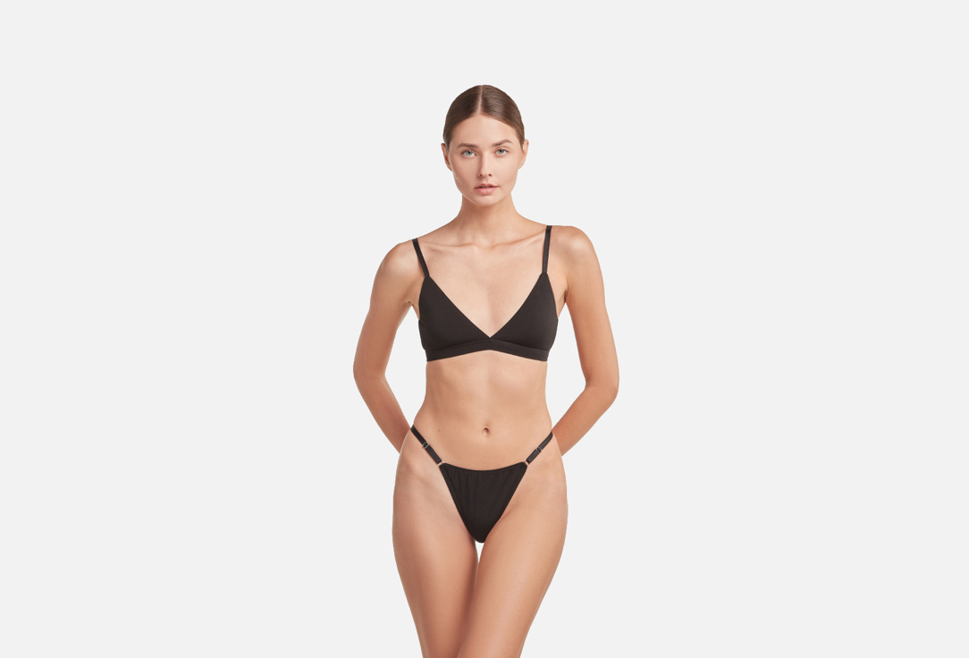 Изображение товара Женские стринги из бамбука и лайкры Catch Candy Black One Size