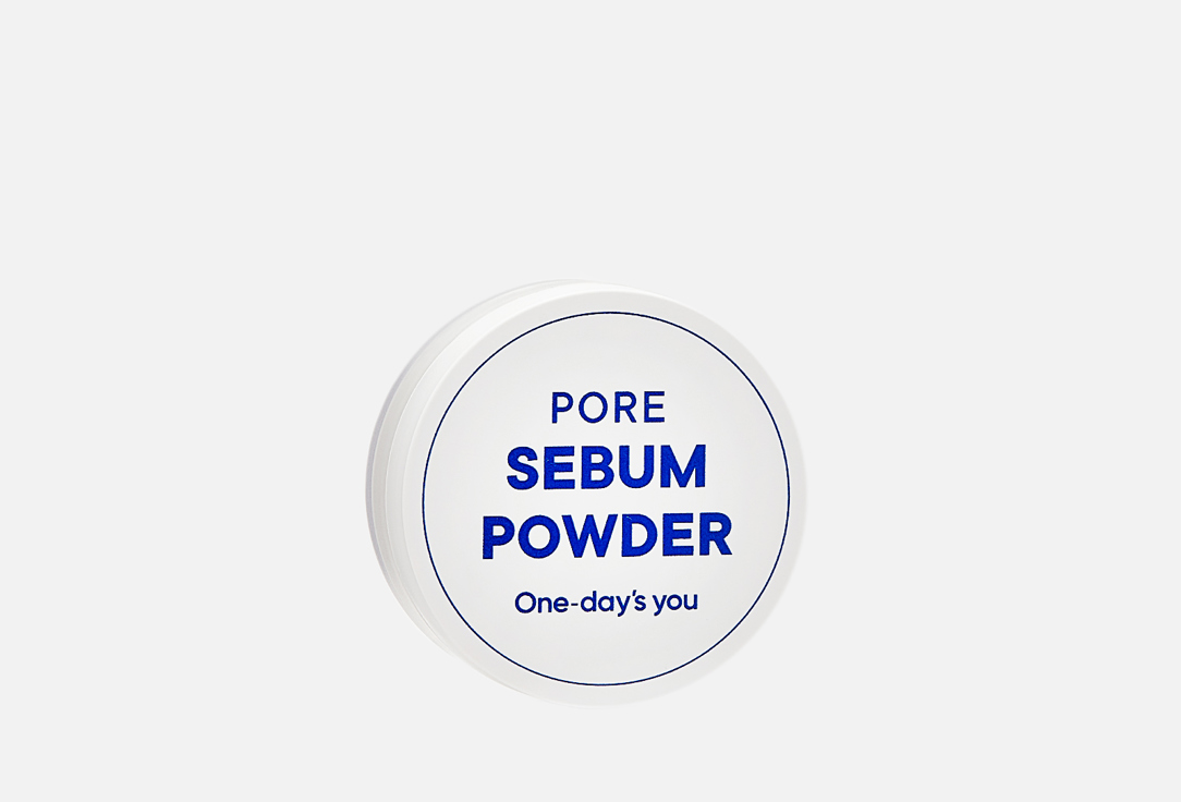 Прозрачная матирующая пудра для лица ONE-DAYS YOU Pore sebum powder 3 мл цена и фото
