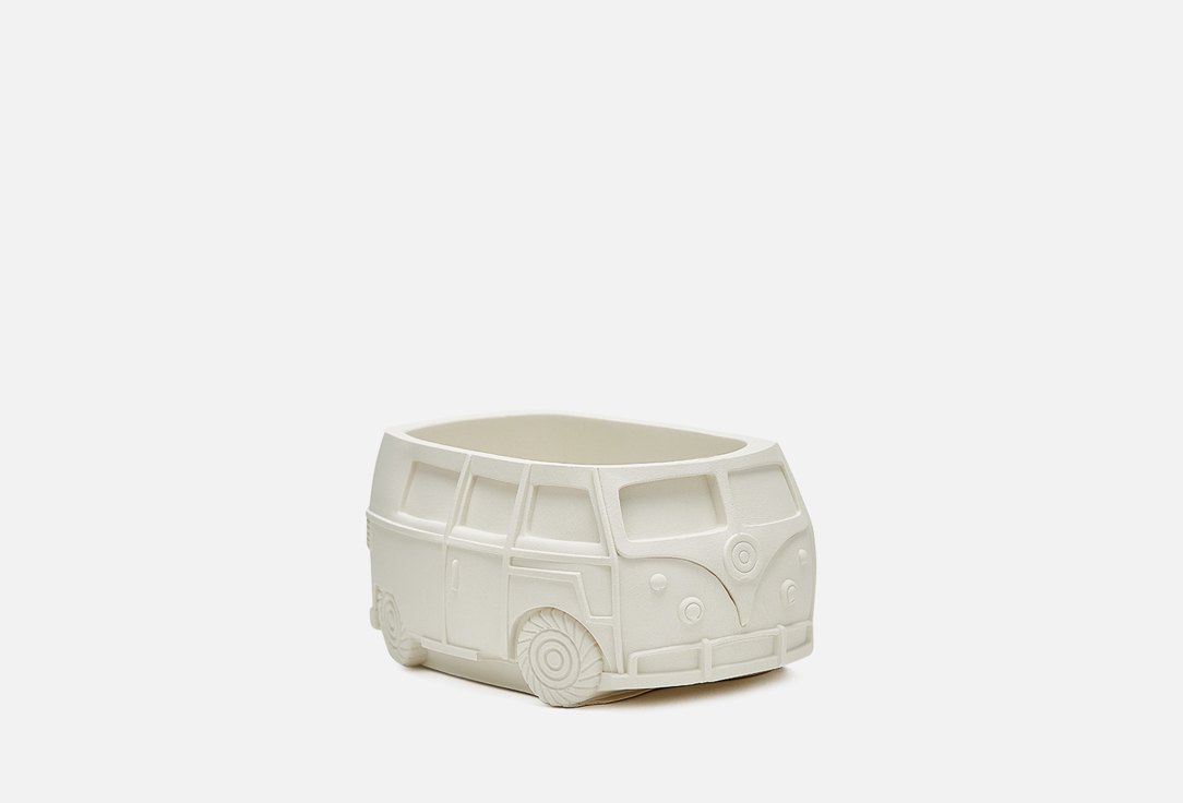 Изображение товара Кашпо Автобус Villermo - оригинальное гипсовое кашпо для суккулентов
