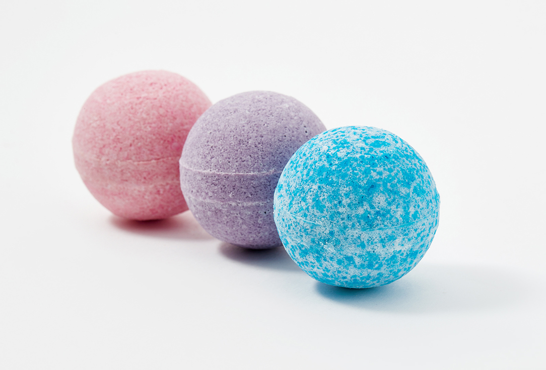 Набор бурлящих шариков для ванны L’Cosmetics blue 