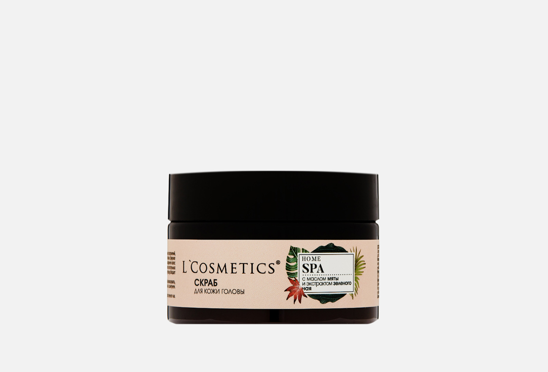 Скраб для кожи головы L’COSMETICS Mint oil and green tea extract 100 мл