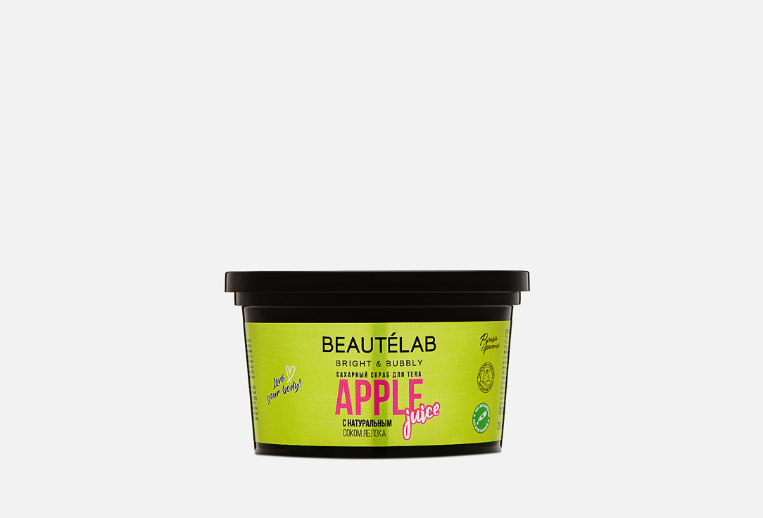 Сахарный скраб для тела L’COSMETICS Natural Apple Juice 250 мл сахарный скраб зелёное яблоко аниме сёдзё 150 мл