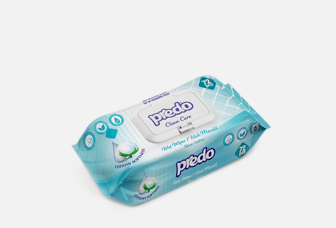 Влажные салфетки Predo baby Clean Care 