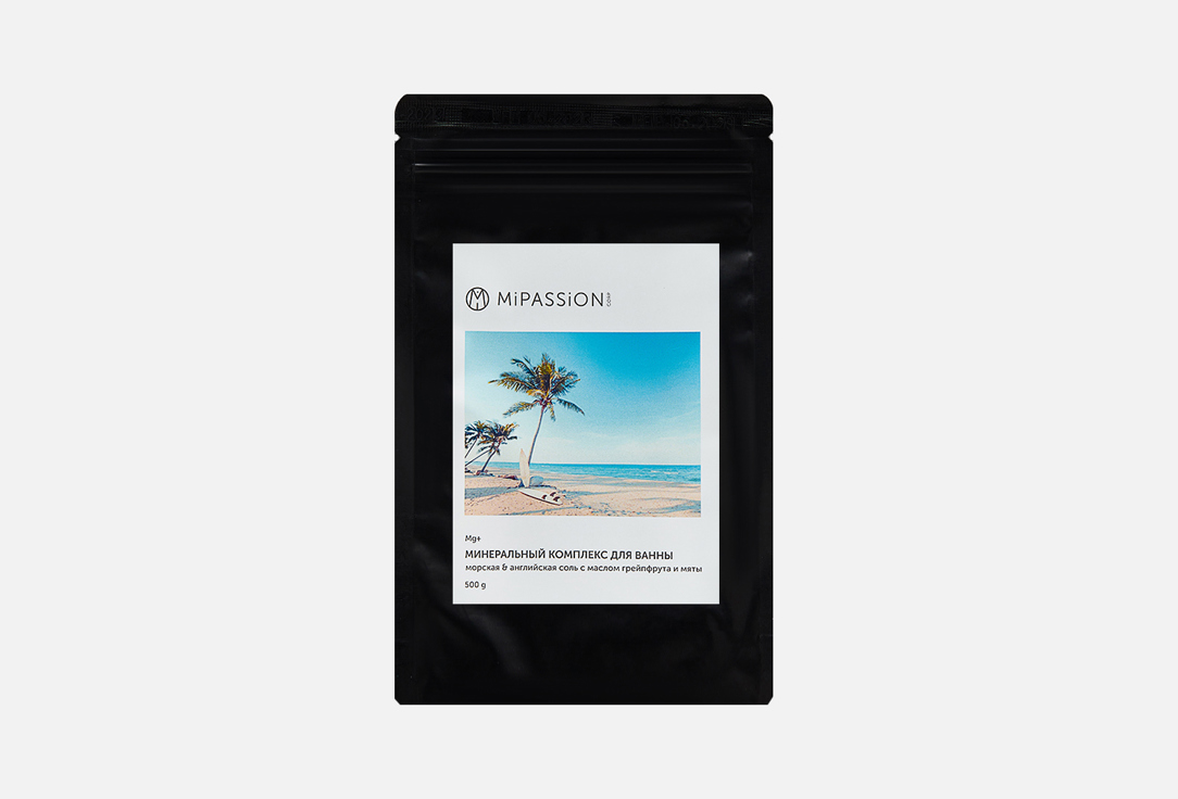 Изображение товара Комплекс морской и английской соли для ванны MiPASSION grapefruit and mint oil