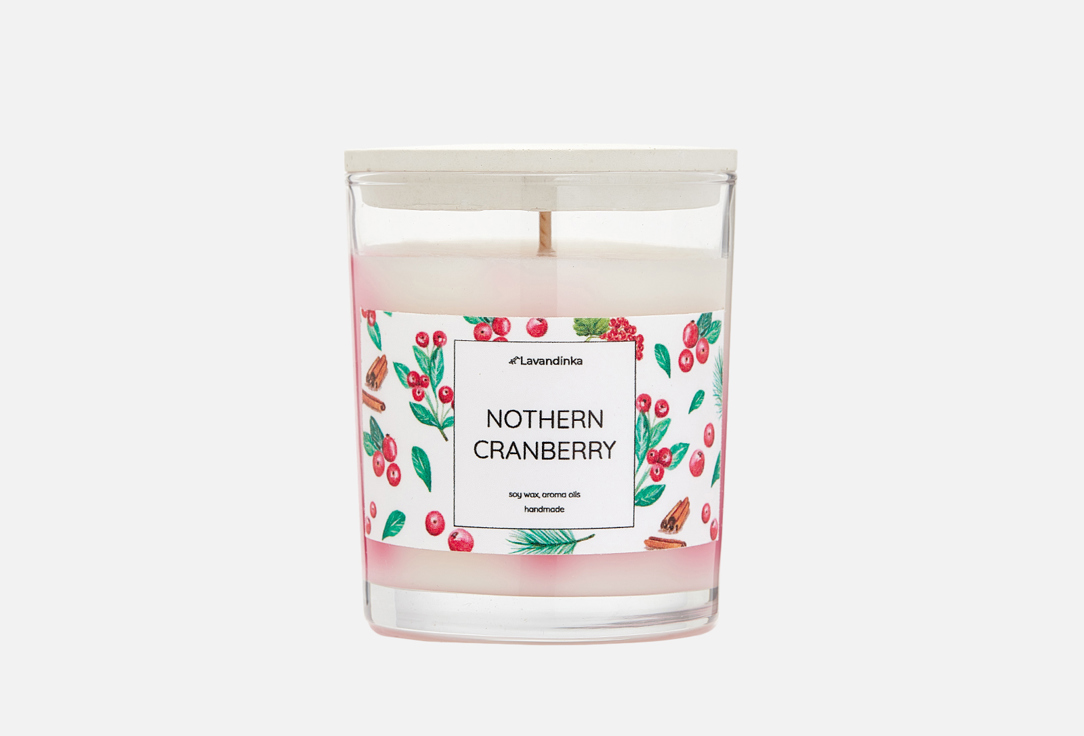 Ароматическая свеча Lavandinka Nothern cranberry 
