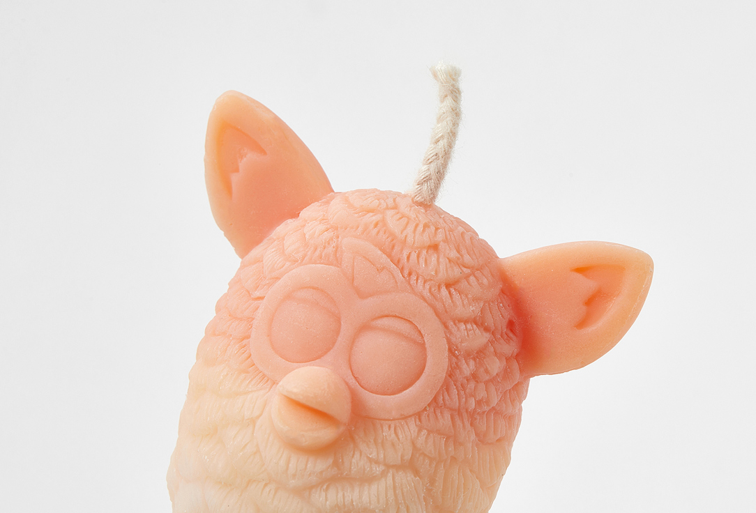 Свеча Lavandinka Furby peach 