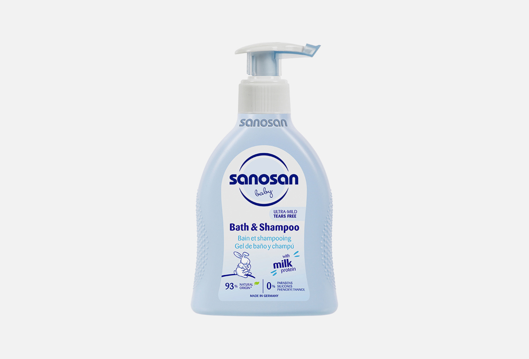 Средство для купания и шампунь Sanosan Baby Bath & Shampoo 