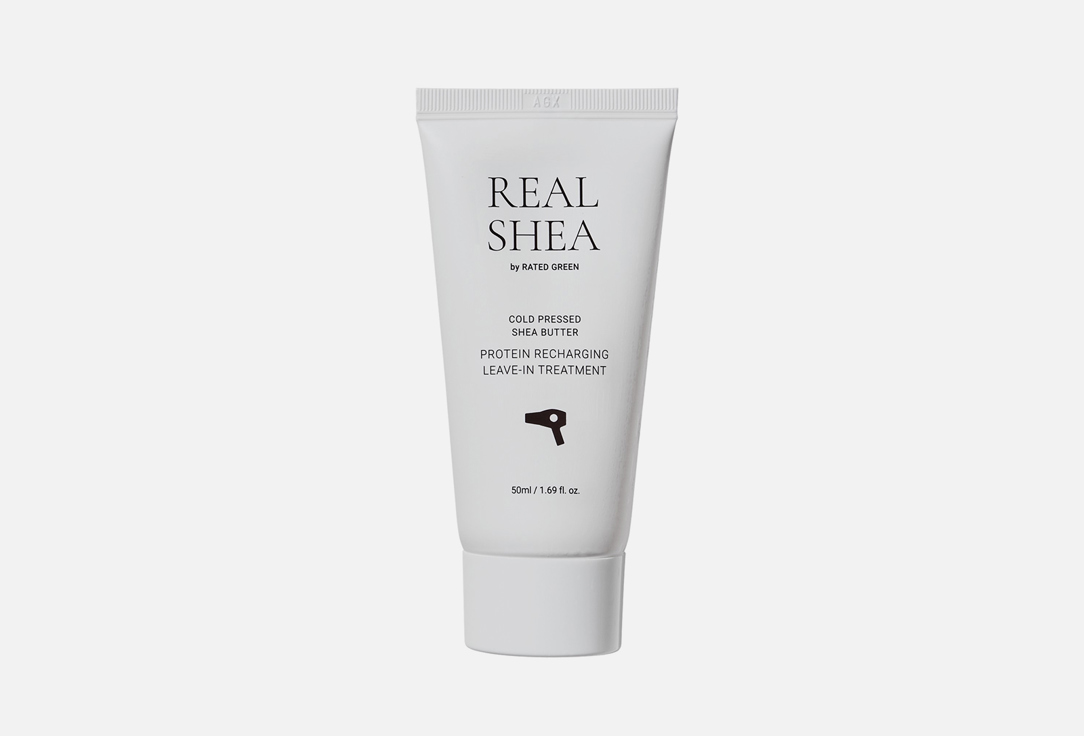 Восстанавливающий крем для волос с маслом ши RATED GREEN Cold Pressed Shea Butter Protein Recharging Leave-in Treatment 
