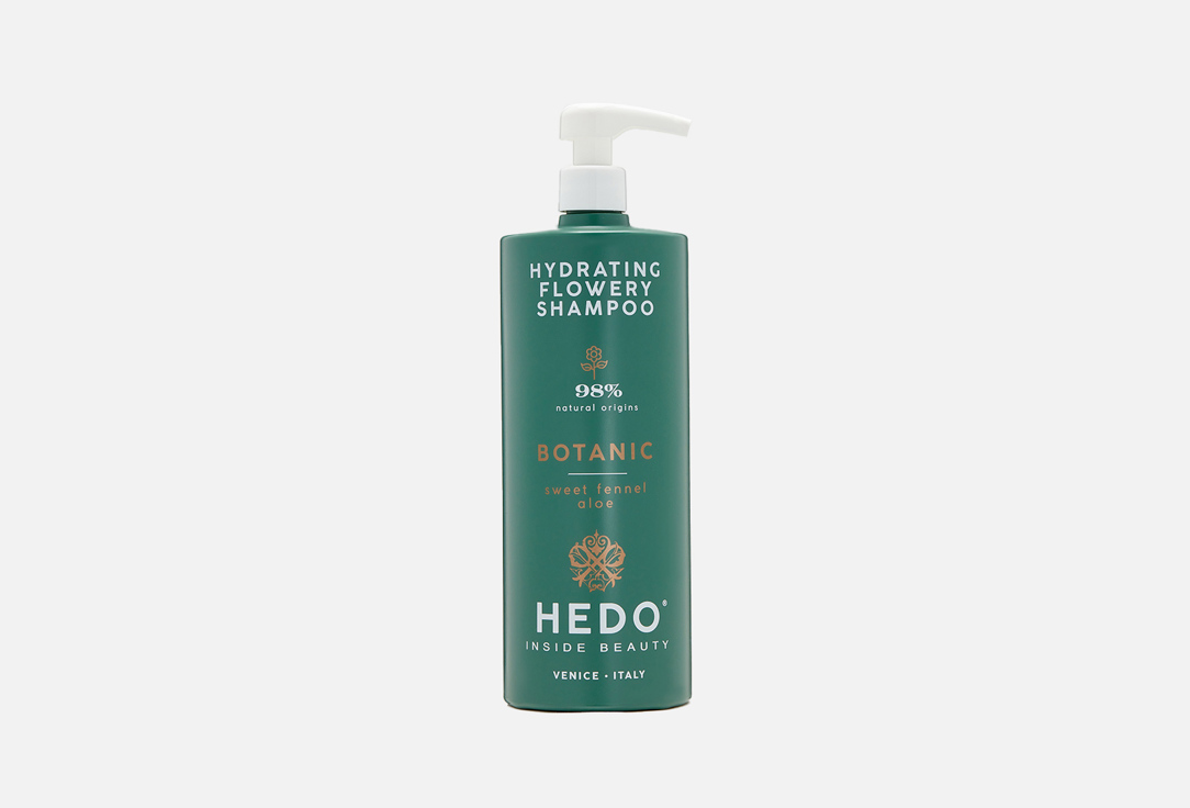 Увлажняющий шампунь для волос Hedo Hydrating flowery shampoo 