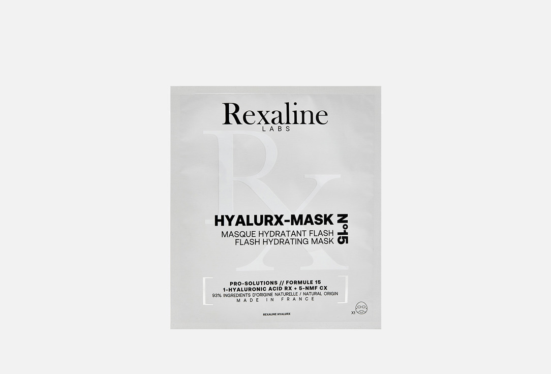 Увлажняющая тканевая маска для лица REXALINE HYALURX-Mask 1 шт цена и фото