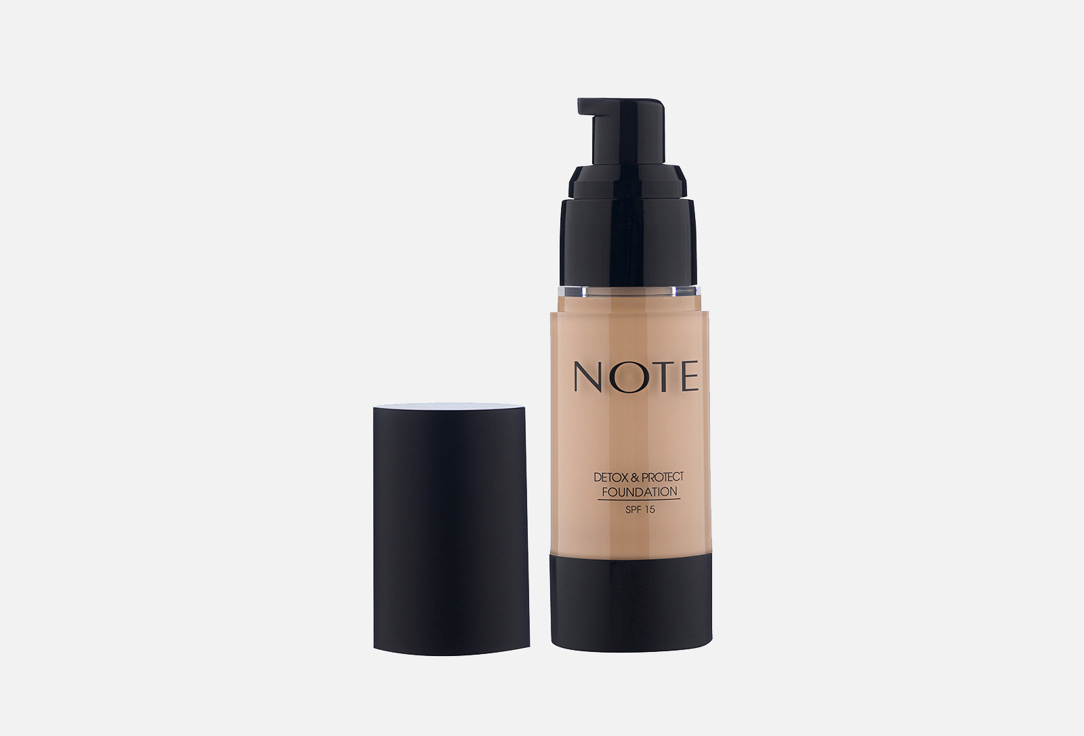 Тональная основа для лица NOTE DETOX & PROTECT FOUNDATION 30 мл