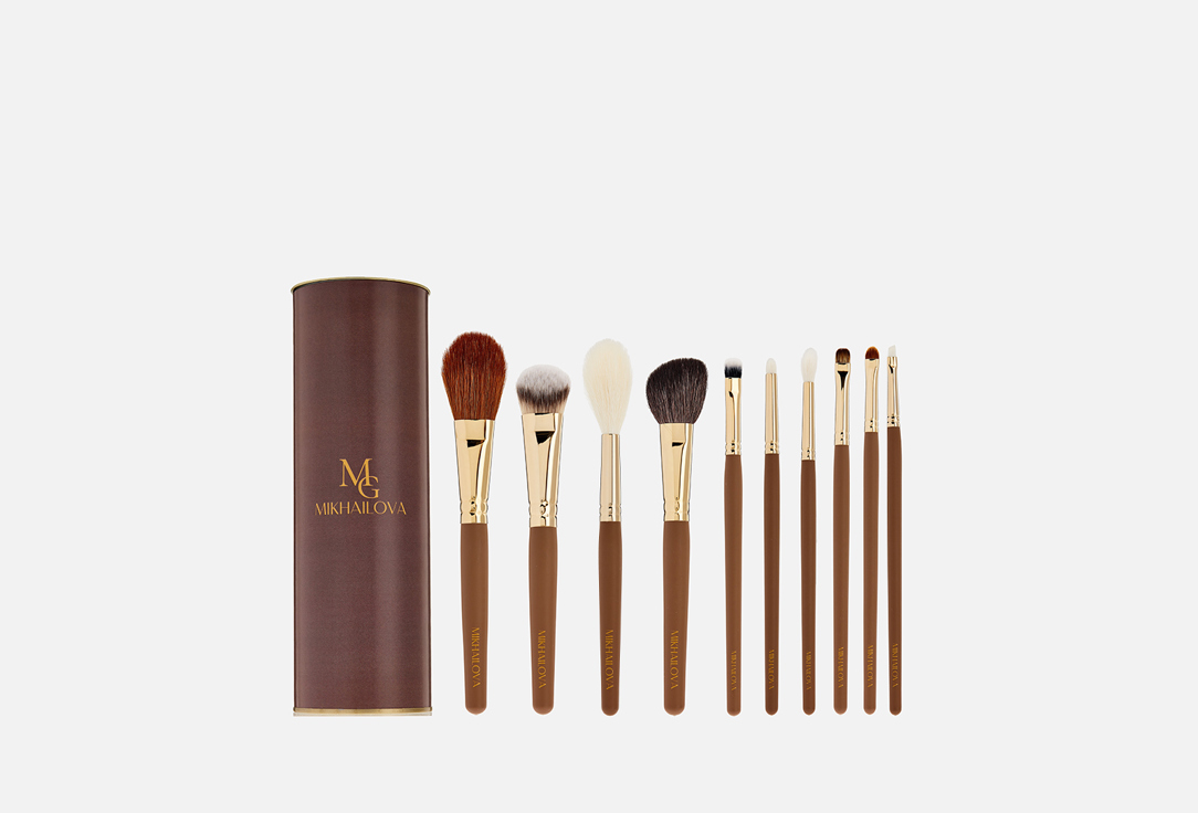 

Набор кистей для макияжа MIKHAILOVA, Standard 10 шт