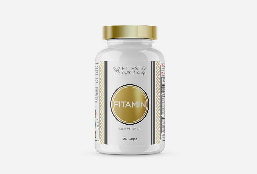 

БАД для укрепления иммунитета FITESTA, Витманин Е-Алфа-тороферол, Витамин А-Ретинол в капсулах 90 шт