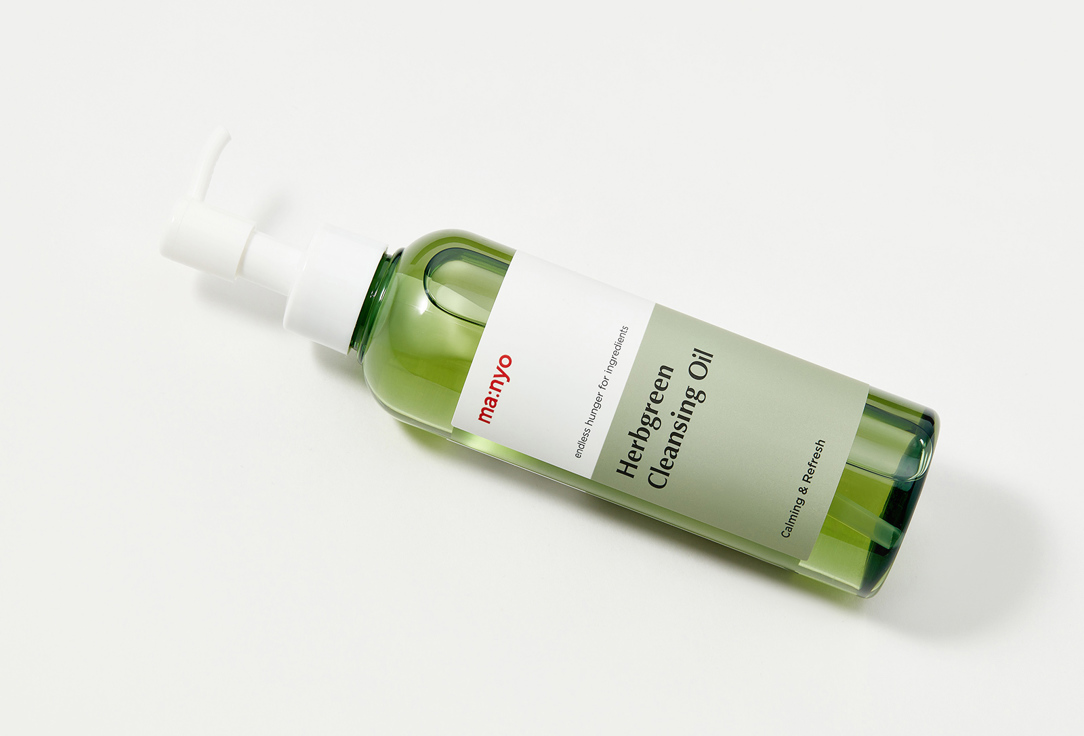 Успокаивающее гидрофильное масло для лица Ma:nyo Herbgreen Cleansing Oil 
