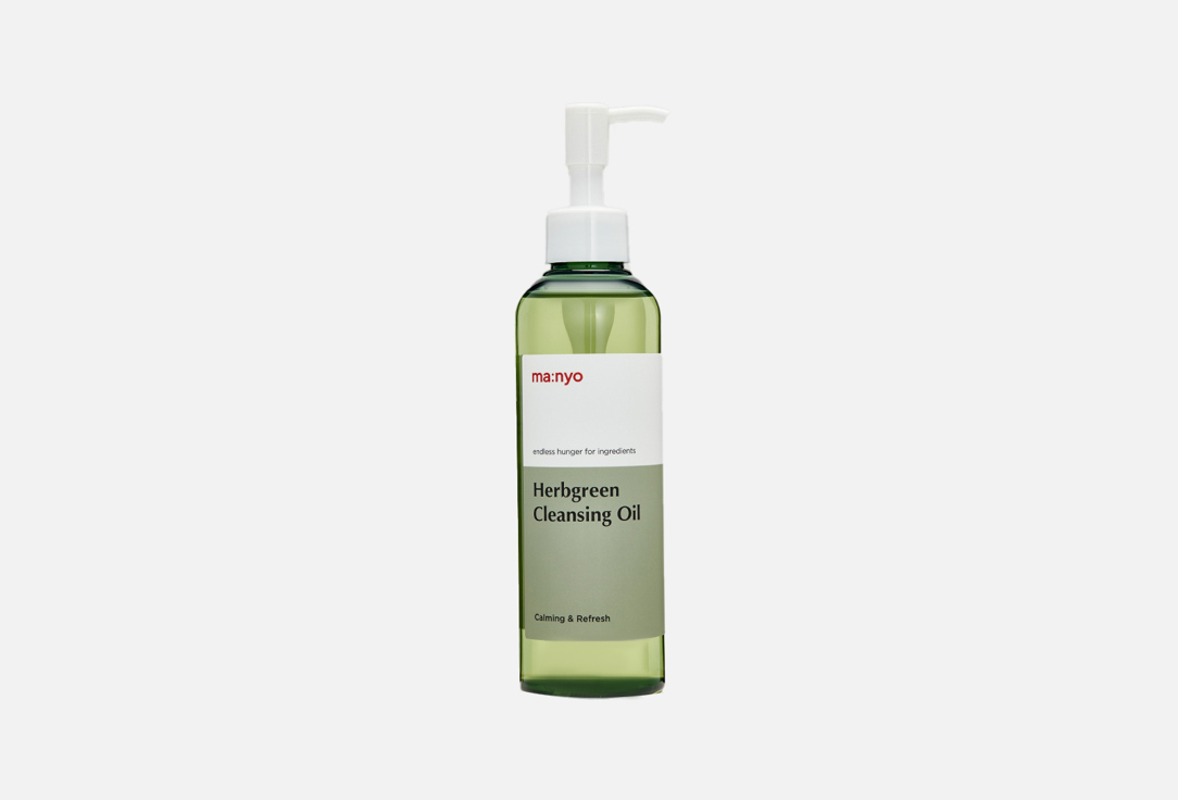 Успокаивающее гидрофильное масло для лица MA:NYO Herbgreen Cleansing Oil 200 мл