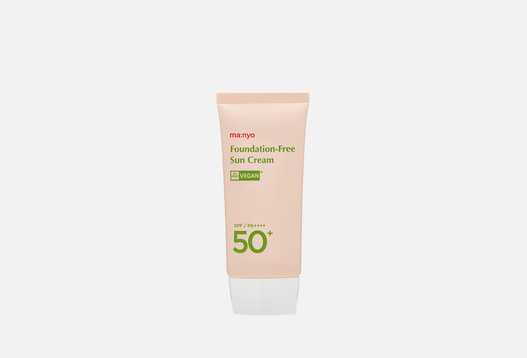 Тонирующий крем для лица SPF 50+ PA++++ MA:NYO Foundation-Free Sun Cream 50 мл тонирующий солнцезащитный крем для лица spf 50 pa ph hubby pink bb tone up sun 50 гр
