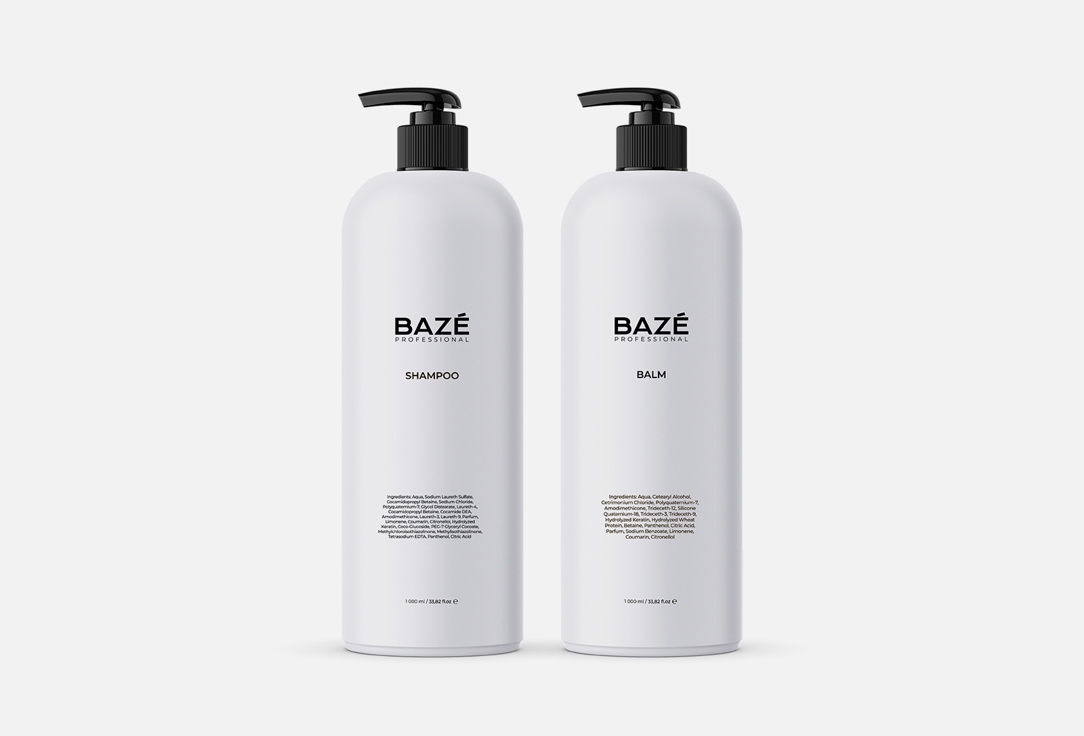 Набор для ухода за волосами Baze Professional shampoo & balm 