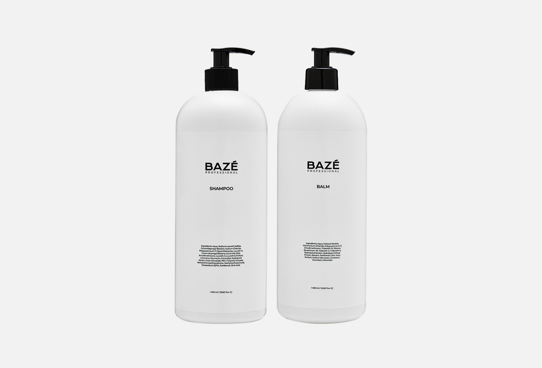 Набор для ухода за волосами BAZE PROFESSIONAL Shampoo & balm 1 шт набор для ухода за волосами baze professional shampoo