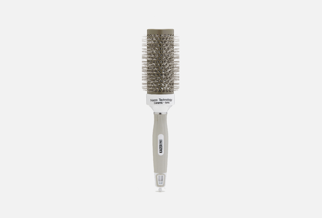 цена Термобрашинг для волос KAIZER PROFESSIONAL Gray Ceramic Ionic 1 шт
