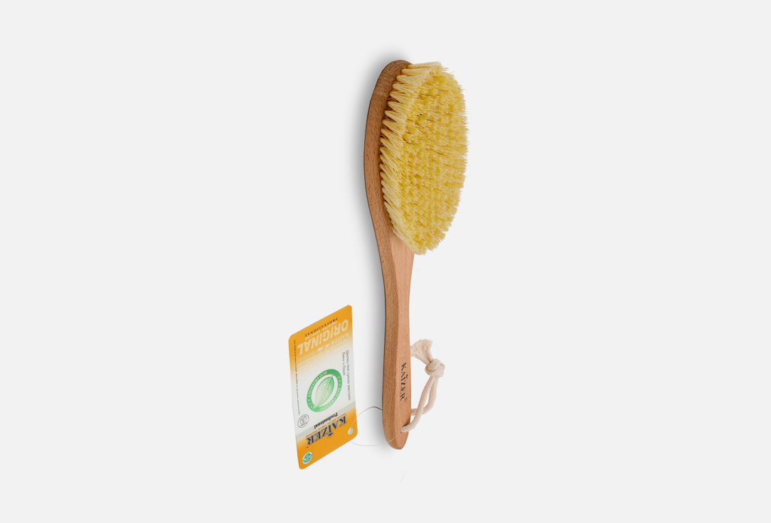 

Массажная щетка для тела KAIZER, Natural Tampico bristles 1 шт