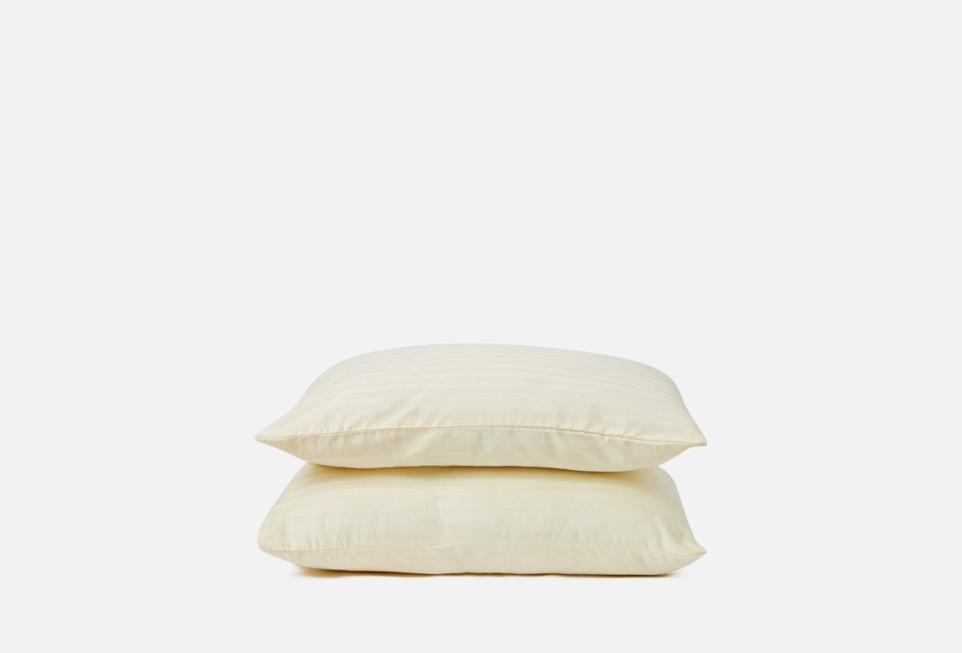 

Комплект наволочек DREAM TIME, Белый, Шампань, бежевый, 70х70