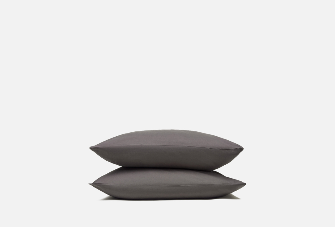 

Комплект наволочек DREAM TIME, Черный, Графит, серый. 50х70