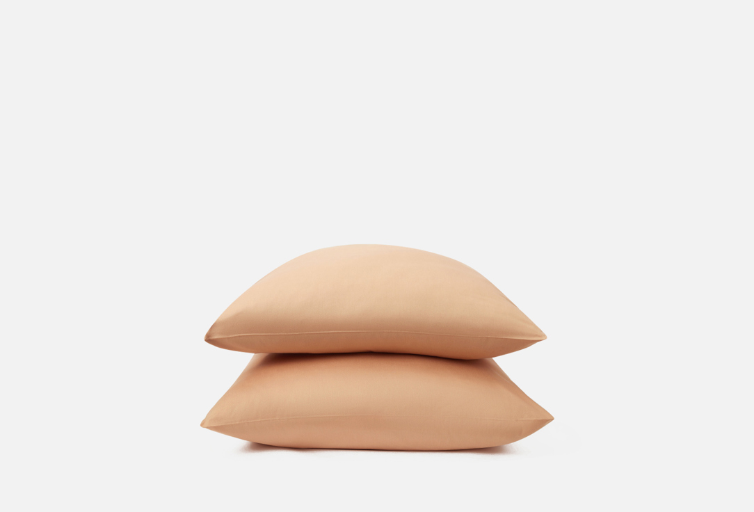 

Комплект наволочек DREAM TIME, Оранжевый, Темно-бежевый, 70х70