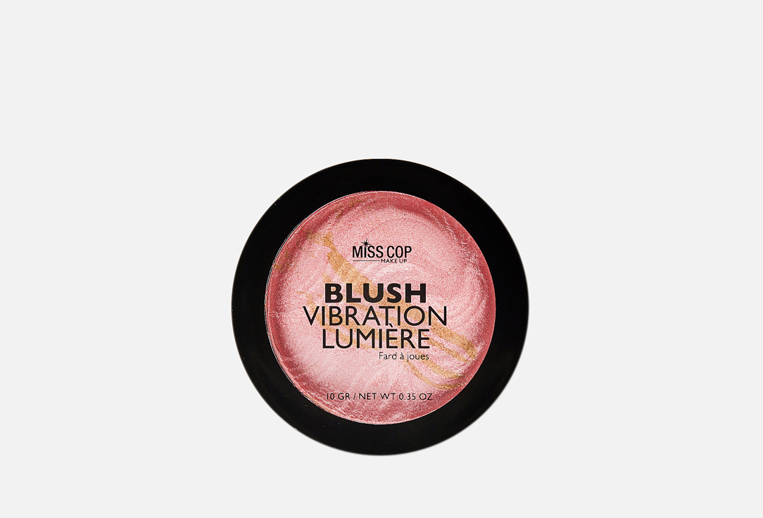 Румяна MISS COP Blush vibration 10 г запеченные румяна для лица blush melange 8г no 02