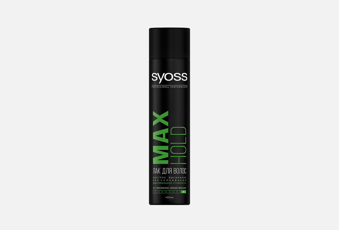 Лак для волос сильной фиксации Syoss Max Hold 