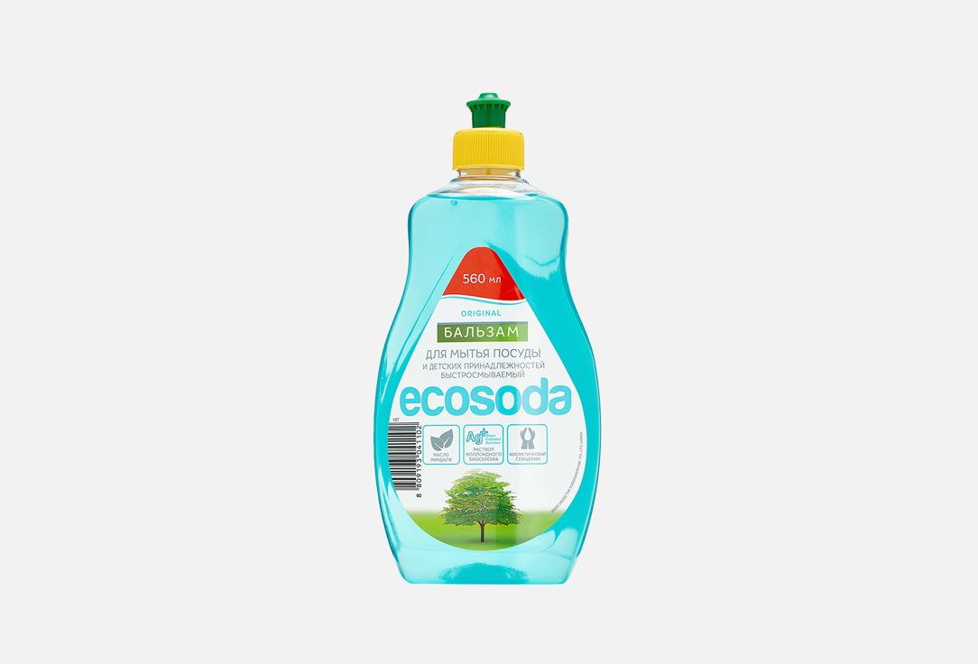 

Бальзам для мытья посуды ECOSODA, ORIGINAL 560 мл